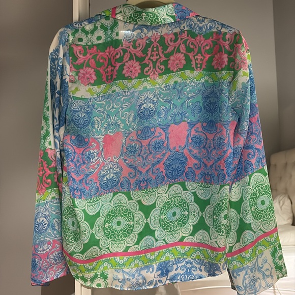 Zara Floral Button Down - Picture 2 of 3